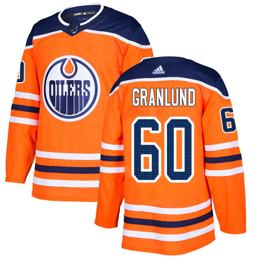 Adidas Edmonton Oilers #60 Markus Granlund Orange Home Authentic Stitched Youth NHL Jersey->youth nhl jersey->Youth Jersey
